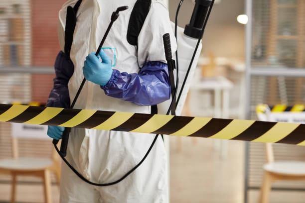 Professional Sewage Cleanup technician working in Waterford, CA